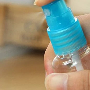 Náhodné Farby 30Ml Prenosného Puzdra Plast Jemné Hmlu Parfum tvoria Jasné Prázdne Postrekovač Fľaše (30 Ks)
