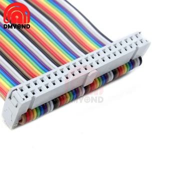 Diy Elektronické 20 cm 40P 40 PIN 40PINS Spôsob, ako GPIO Rainbow Stužkový Kábel pre Raspberry Pi Model B / Model B+