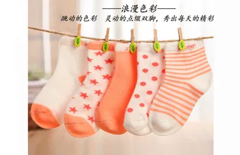5pair/veľa Bavlna Baby ponožky Novorodenca Poschodí Ponožky Deti Bavlna Krátke Ponožky Dievča Chlapca