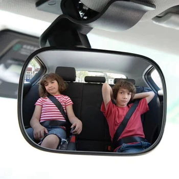 Nastaviteľné Detské Auto Spätné Zrkadlo, Zadné Sedadlo Auta Bezpečnostnými Zobraziť, Dieťa Monitor Cúvaní Bezpečnostné Pásy, Spätné Zrkadlo
