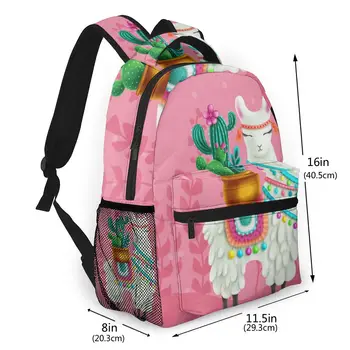Ženy móda batoh muž cestovný batoh pánska taška veľké notebook nakupovanie cestovná taška Roztomilý Lama