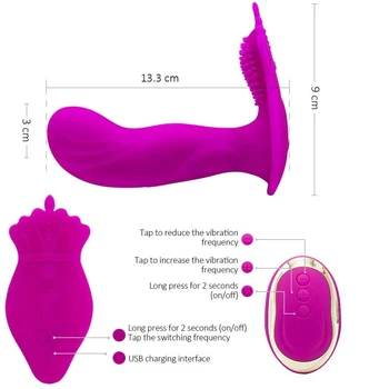 Nositeľné Pánty G Mieste Vibrátory Diaľkové Ovládanie Neviditeľné Celkom Upozorňuje Silikónové Dildo Klitorálny Stimulátor Sexuálne Hračky Pre Ženy