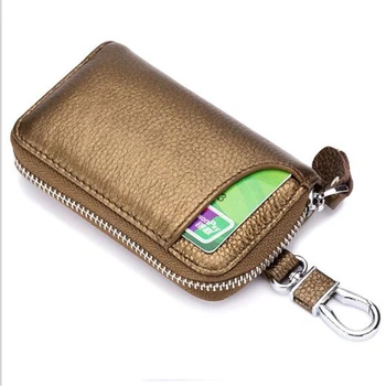 Peňaženka Auto Kľúč Držiteľa Karty Organizátor Keychain S Zips Chrániť Kľúč Prípade Taška Puzdro, Peňaženku Jednoduchý Dizajn Auta Kľúča Držiteľa Móda