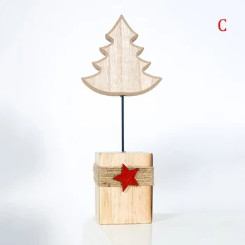1 ks Vianočné Drevené Ozdoby Na Doma Vianočný Večierok Ornament Dekorácie Darček DIY Ozdoby