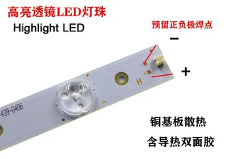 52 cm LB46023 V0 3V lampa objektív Changhong LCD TV podsvietenie lampy, svetlá vo veľkom zvýraznite