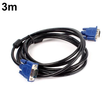 1.5/3/5/10M VGA Samec Samec Predlžovací Kábel Kábel Prevodník pre PC TV Monitor