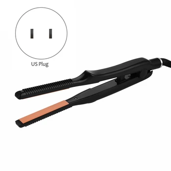Ultra-Tenké Hair Straightener Curler Profesionálny Keramické Ploché Železo pre Krátke Vlasy Rýchly Styling Nastaviteľné Nástroje