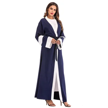 Moslimské módne dubaj abaya islamské oblečenie kaftan hidžáb oblečenie kaftane marocain pre ženy