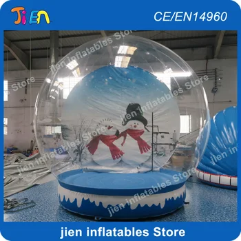 Doprava zadarmo!2m/3m/4m priemer prázdne nafukovacie loptu snehu pre reklamu,Vianočné dekorácie nafukovacie obrie snehová svete