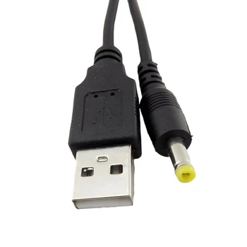 1x USB 2.0 Muž na 4.0 x 1.7 mm Samec Konektor DC Power Charge Dodanie Konektor Kábel pre Sony PSP 3 FT/1M