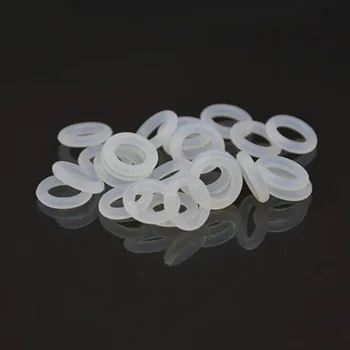 10pcs 3.1 mm priemer drôtu biela silikónové O-krúžok vonkajší vodotesné izolácie gumička 50 mm-vonkajší priemer 63mm