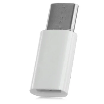 CYSM Biela Farba USB 3.1 Typ C Male Micro USB 2.0 5Pin Žena Údajov Adaptér pre Tablet a Mobilných Telefón