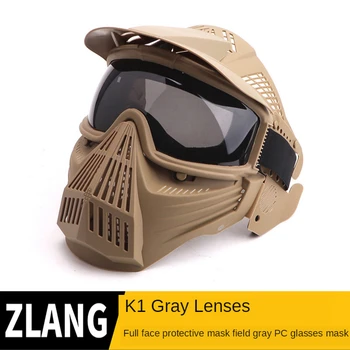 Airsoft Maska Anti-Fog Objektív PC Taktické Maska Lov Airsoftové Príslušenstvo Vojenské Hry Streľba Paintball Ochranné Masky