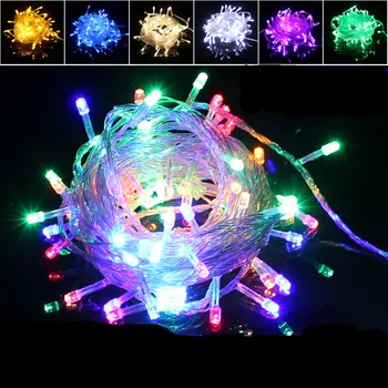 Farebné String LightsTapestry Svetlá (10 Metrov) US/EU Plug Zlato Strany, Vianoce, valentín Narodeniny, Svadobné Dekorácie