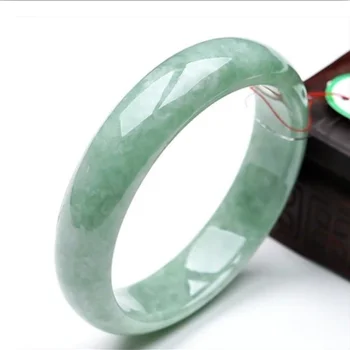 Zheru Šperky Prírodné Barmskej Jade 54-64mm Farbu Svetla Náramok Elegantné Princezná Šperky Najlepší Darček