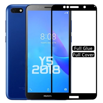 Ochranné Glas Pre Huawei y5 2018 Kryt Kalené Sklo Screen Protector Na y5prime Telefón Coque Taška 5.45 Globálne Huaweiy5 3d