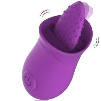 Klitorálny Jazyk Vibrátor S 10 Silné Vibračné Módy,Mini Lízanie Stimulátor Klitorisu Bradavky Riti Masér Sexuálne Hračky Pre Ženy