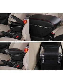 Pre Peugeot 307 Opierkou Častí Interiéru Špeciálne Retrofit Časti Auta, lakťová opierka Centrum Úložný Box s USB