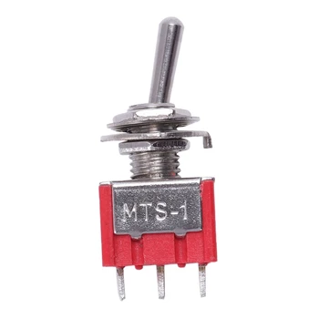 AC 250V/2A 120V/5A NA/NA 2 Pozície SPDT, Mini Micro Prepínač Červená