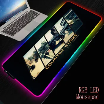 MRG CSGO ÍSŤ Veľký LED RGB Osvetlenie Gaming Mousepad XXL Hráč Mat Grande Podložka pod Myš Cs Go Dropshipping Zviera pre PC Počítač