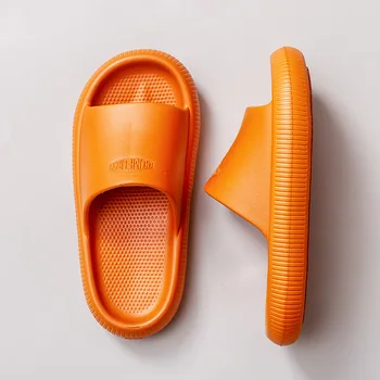 2021 Lete Hrubé Dno Domáce Šťastie Rodič-dieťa sa Čistá Farba EVA Kúpeľňa Sandále Sú Špeciálne Vyrobené pre Vás