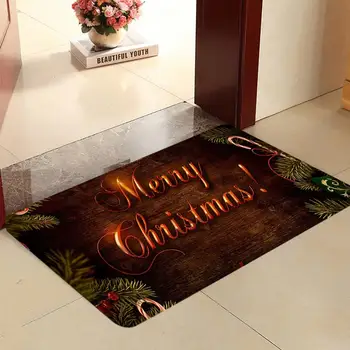Veselé Vianoce Mat Vonkajšie Koberce, Rohožky Santa Ozdoby, Dekorácie Pre Domov Vianoce Navidad Noel Nový Rok Darček 2020