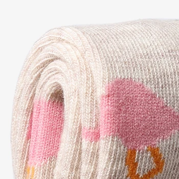 Móda Flamingo Fox Ovocie Tlač Priedušné Ponožky Ženy Elastické Uprostred Trubice Ponožky