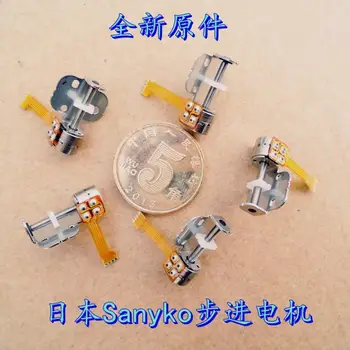 Doprava zadarmo 10pcs Sanyo 3-5V dc 4 Drôt 2 Fázy micro stepper motor D6mm s snímky, tabuľka