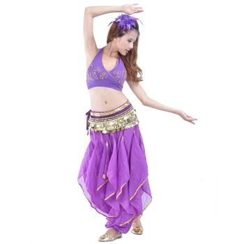 Brušný Tanec Kostýmy Nastaviť Orientálny Tanec Nohavice India, Brušný Tanec Oblečenie Bellydance Bollywood štýle Indického 10 Farieb