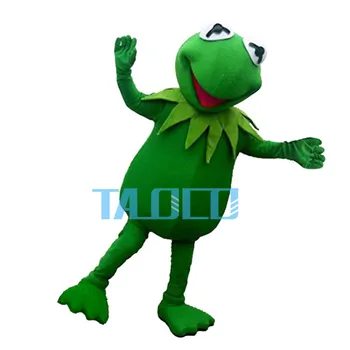 2019 Hot Predaj Hot predaj Žabiak Kermit Maskot Kostým doprava zadarmo Halloween Cartoon na narodeninovej party šaty funning