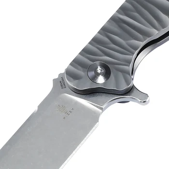 Kizer prežitie nôž Vindicator KI4522A1 nové titánové nôž vysokej kvality S35VN ocele nôž camping nástroje