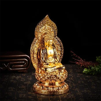 BhaishajYaguru Sochu Budhu Medicíny Buddha Figúrka Budhistické Sochy Živice Umenie A Remeslá Domáce Dekorácie R63