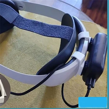2ks 3D Tlač Power Bank Úložný Stojan Držiak Držiak pre Oculus Quest 2 Elite VR Headset Čelenka Príslušenstvo