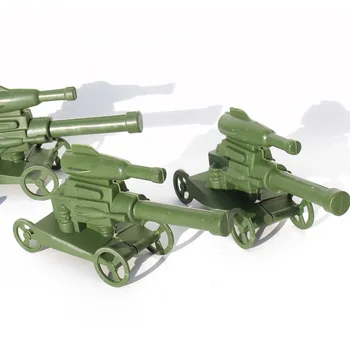 Druhej svetovej vojne, vojenské model hračky,Dvojité trubice delostrelectvo, druhej svetovej vojne, vojenské scenár model, piesok tabuľka model
