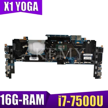 16822-1 LRV2 MB 448.0A913.0011 Doske Pre Lenovo ThinkPad Jogy X1 Notebook Doske i7-7500 16GB RAM 01YR149 Test