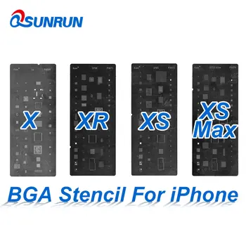 4pcs/veľa kvalitných celý set BGA Reballing Vzorkovníka venovať kit pre iPhone 7 7Plus 8 8Plus X XR XS XSMax