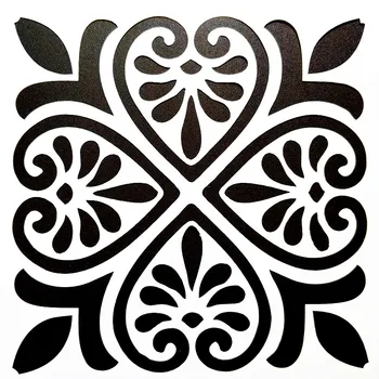 DIY Maľovanie 15*15 cm Vintage Vzor Šablóny Šablóny Pre Dlaždice Nábytok Podlahové Textílie, Dekoratívne Maľby