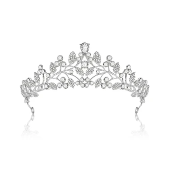 Nevesta Koruny Svadobná Čelenka Na Vlasy Šperky Tiara Luxusné Princezná Svadobné Kráľovná