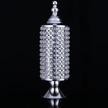 Luxusné Krištáľový svietnik svietniky, svadobné dekorácie kovové sviečka stojí dekoratívny svietnik domova ZT144
