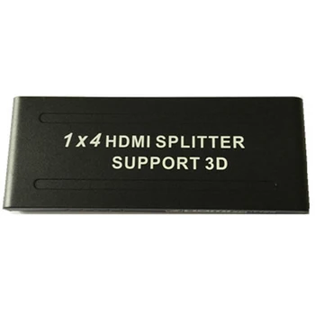 Larryjoe HDMI Splitter 1X4 HDMI HD Video Distribútor 1x4 Splitter, Verzia 1.4, 4 Cestnej HDMI Splitter 1080P Podpora 3D