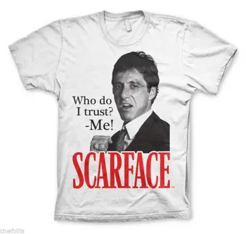 T-Shirt Scarface, Ktorý mám Veriť Tony Montana Al Pacino Man, Jersey tým, hybris - zobraziť pôvodný názov