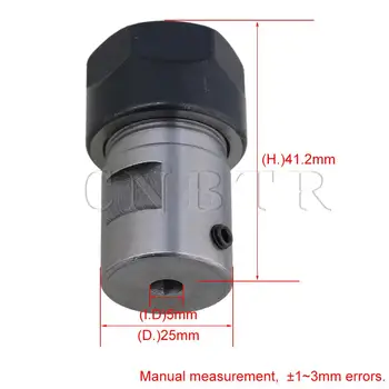 CNBTR ER16 5mm Typ Rozšírenia, Rod & 10Pcs Jar Collets Nastaviť pre CNC Frézovanie