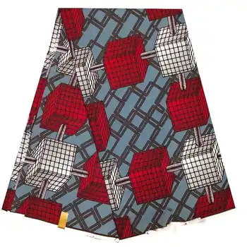Nigérijský červené a biele klub afriky ankara reálne mäkký vosk tlač batik vosk textílie,nové bavlna afriky oblečenie materiálu