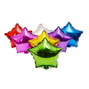 5 ks/veľa star Balón 18-palcové Svadobné Veľké hliníkové Hélium Balóniky Nafukovacie darček Narodeniny baloon Party Dekorácie fólie ballon