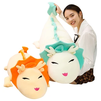 Móda Cartoon Dragon Anime Hayao Miyazaki Odvážneho Preč Haku Roztomilý Dinosaurus Bábika Plyšové Hračky Vankúš bábiky darček pre Deti a Deti