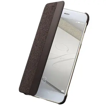 Anti-knock Kožené púzdra Pre Huawei P10 Pôvodné prípade,smart kožené bočné okná handwork remesiel vyklápací kryt Na huawei P10 Plus