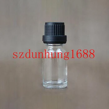 Veľkoobchod 2000PCS transparentné olej 10 ml fľaša Kozmetika sklenené fľaše parfum fľašu podstate fľašu