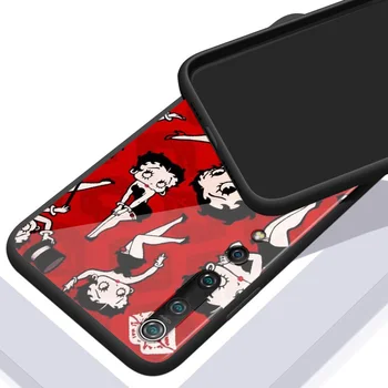 Betty Boop Cartoon Pre Xiao Mi Poco X3 NFC M2 Poznámka 10 9T 9 8 Hrať Mix 3 F1 Lite Ultra Pro SE 5G Telefón Prípade