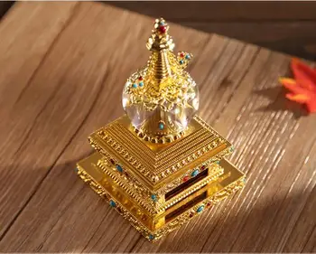 Crystal stupa kreatívne plavidlá dekorácie