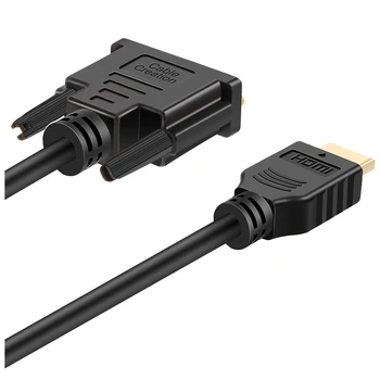DVI Samec na HDMI Samec Kábel Bi-directional HDMI Male-DVI(24+1) Male Kábel Podpora 1080P pre Raspberry Pi Roku Xbox Jeden